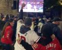 picture of the braves celebration at the battery