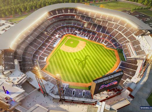 Braves Stadium Rendering