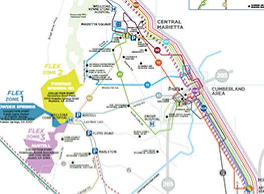 CobbLinc System Map
