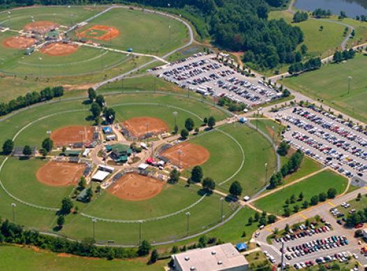 Lost Mountain Park aerial