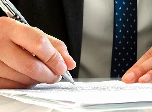 Signing or Completing Form