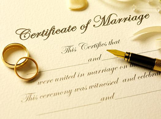 Marriage Certificate