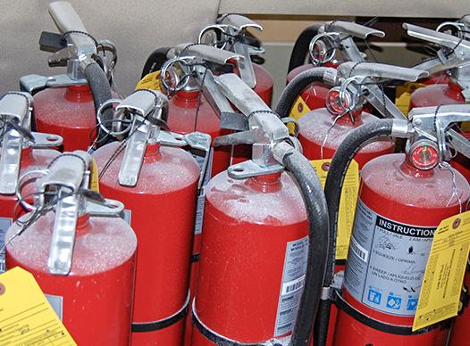 Old Fire Extinguishers