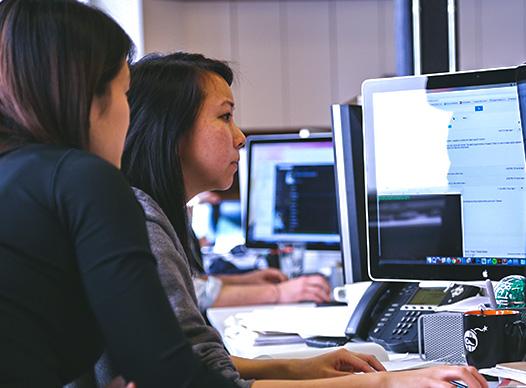 Women Working on Computers