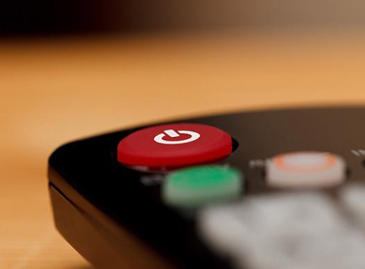 TV Remote Close Up