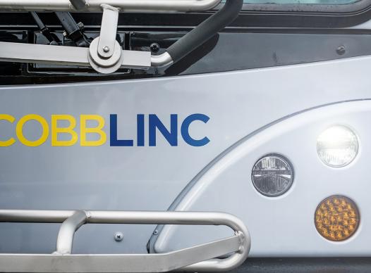 Thumbnail picture of front of CobbLinc Bus
