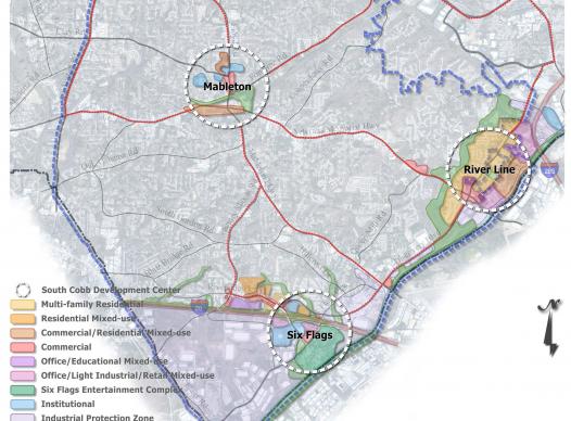 South Cobb Implementation Strategy Node Map