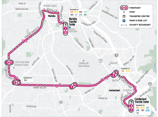 Picture of Route 15 Map