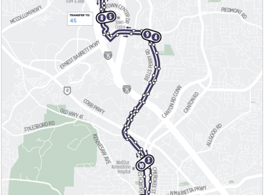 Picture of Route 40 Map