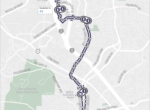 Picture of Route 40 Map