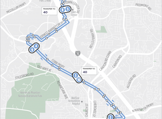 Picture of Route 45 Map