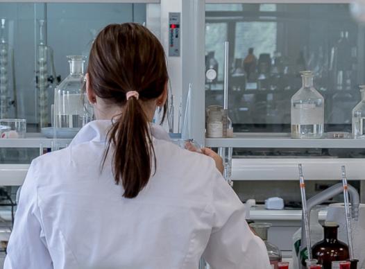 Laboratory with woman working