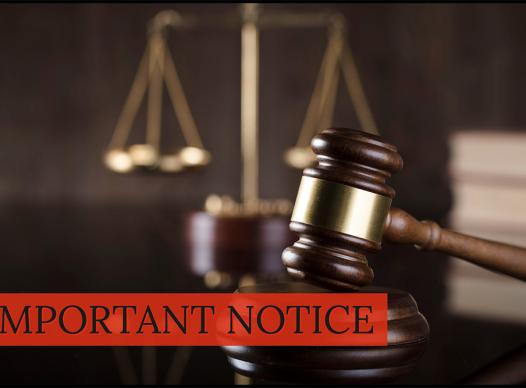 Important Notice