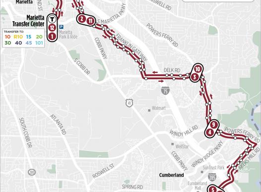Picture of Route 50 Map