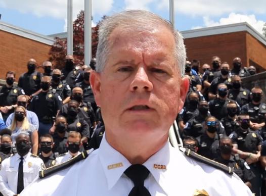 Police department standing against brutality