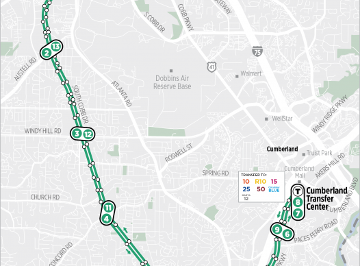 Cct Bus Schedule Route 20 Cobblinc Route: Route 20 | Cobb County Georgia