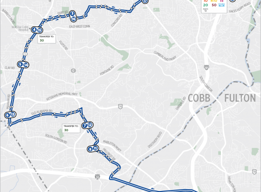 Picture of Route 25 map