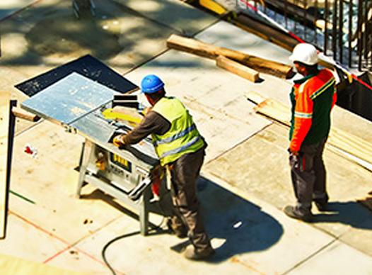 Construction Workers Building