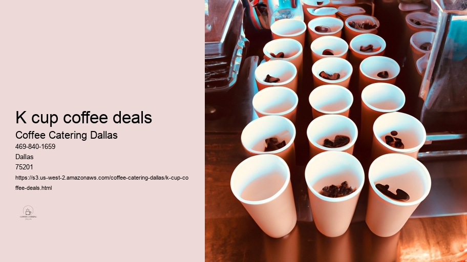 k cup coffee deals