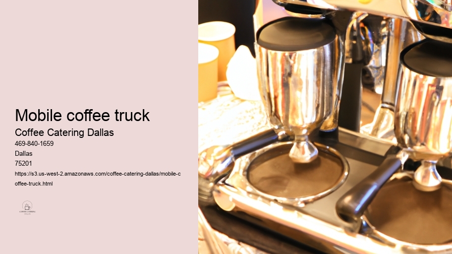 mobile coffee truck