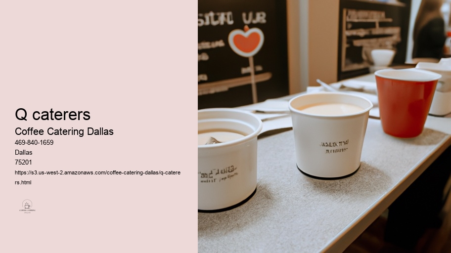 How to Find Affordable and Quality Coffee Catering Services in Dallas 