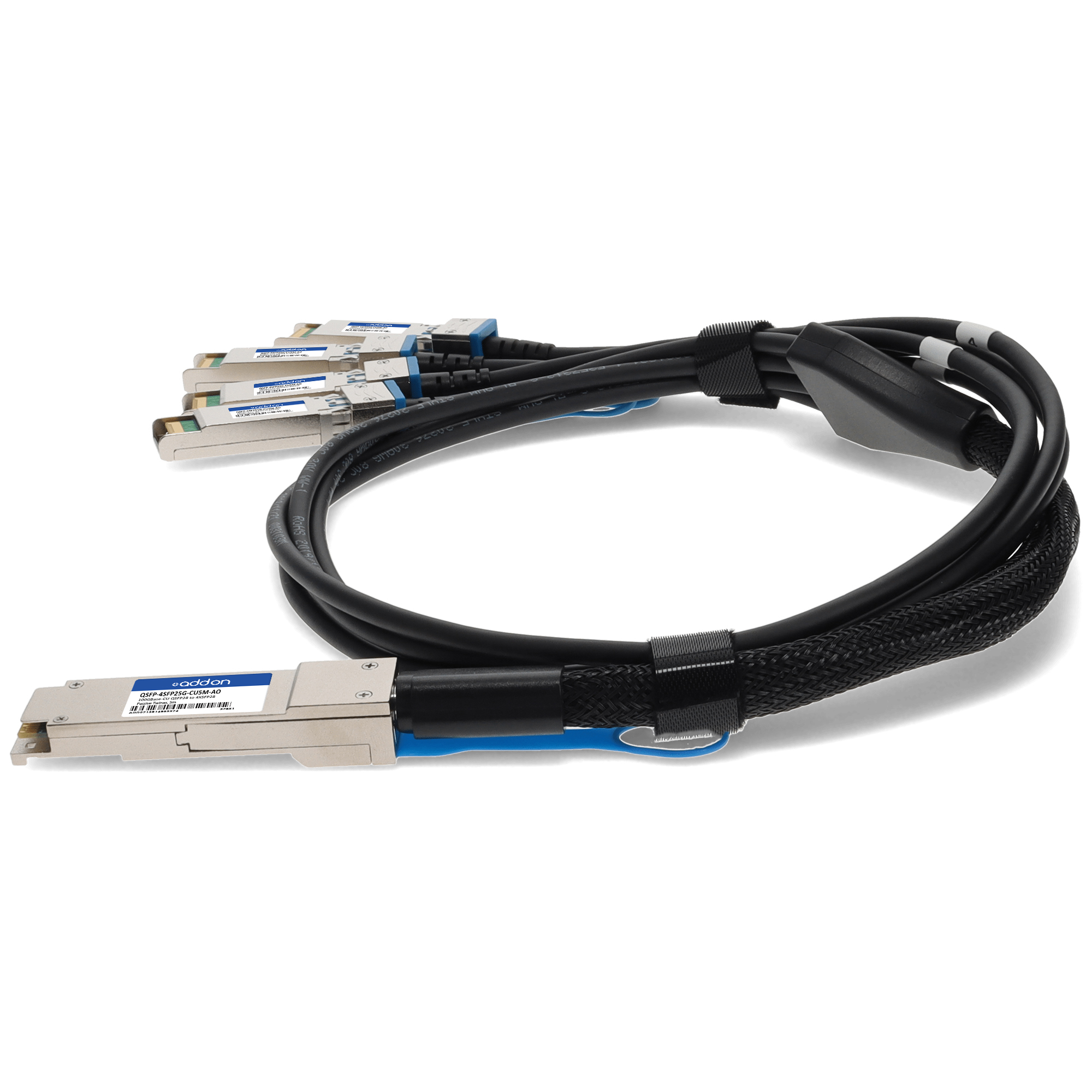 5cキューブ QSFP-4SFP25G-CU5M-AO | Cisco® | DACs & AOCs - AddOn Networks