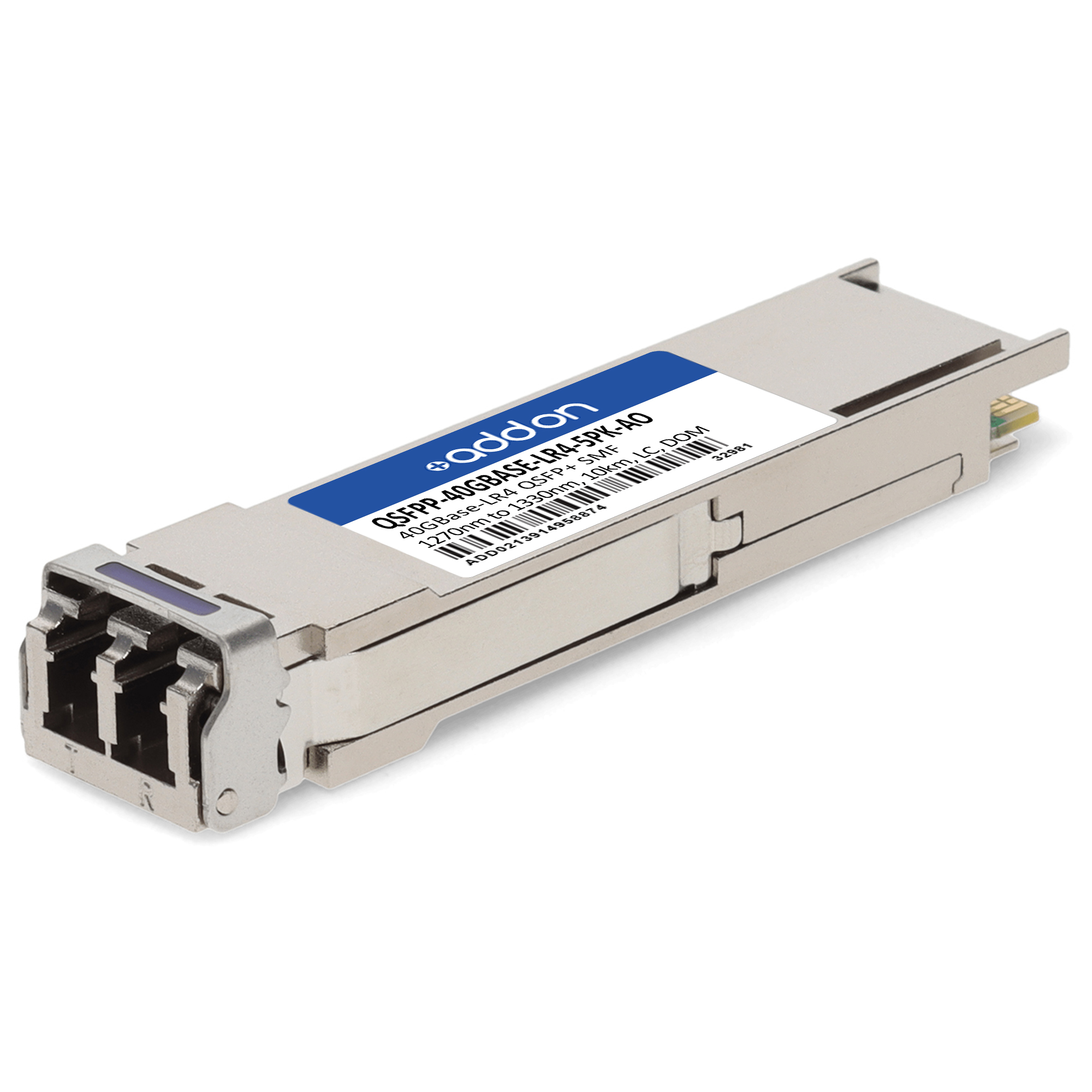 QSFPP-40GBASE-LR4-5PK-AO