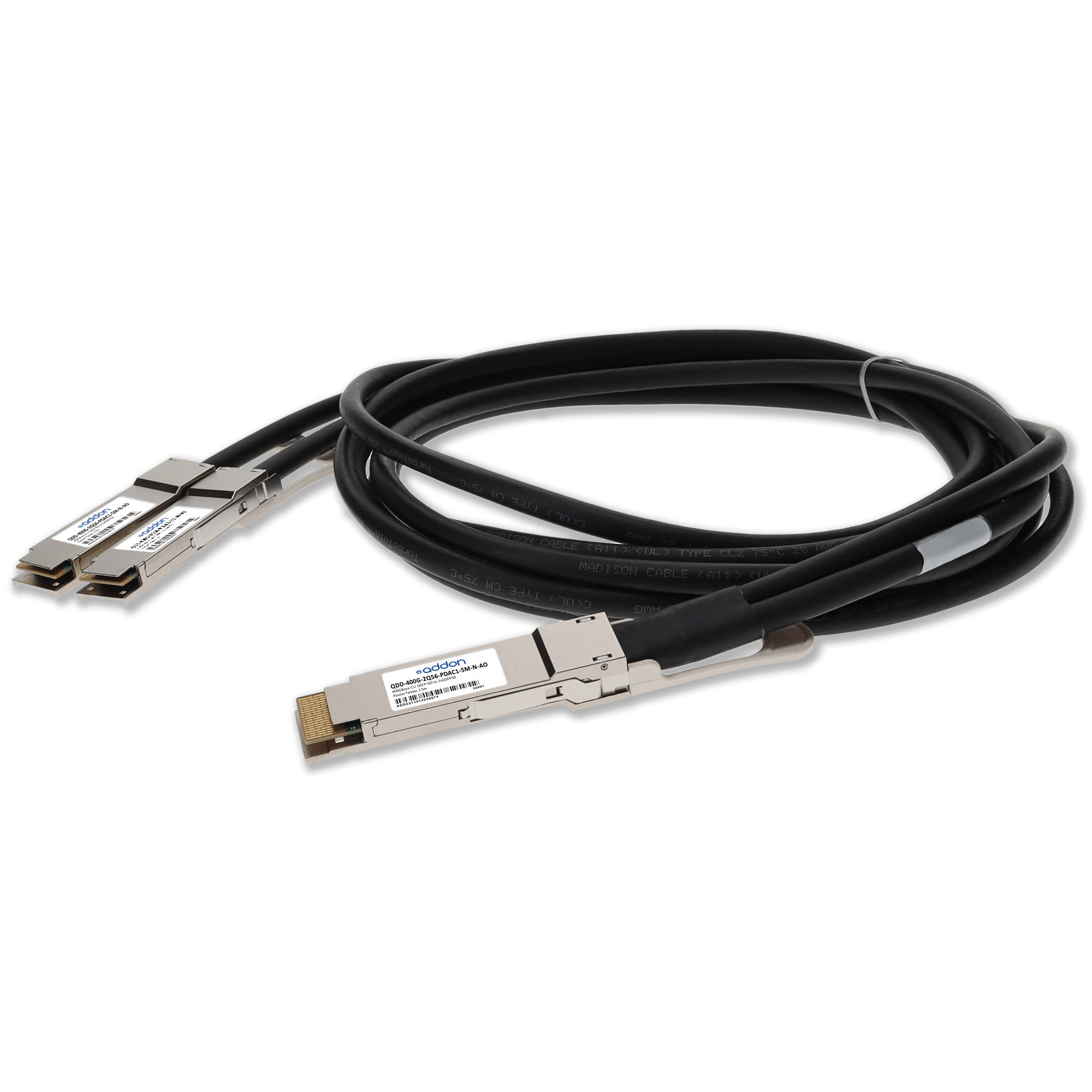 QDD-400G-2Q56-PDAC1-5M-N-AO