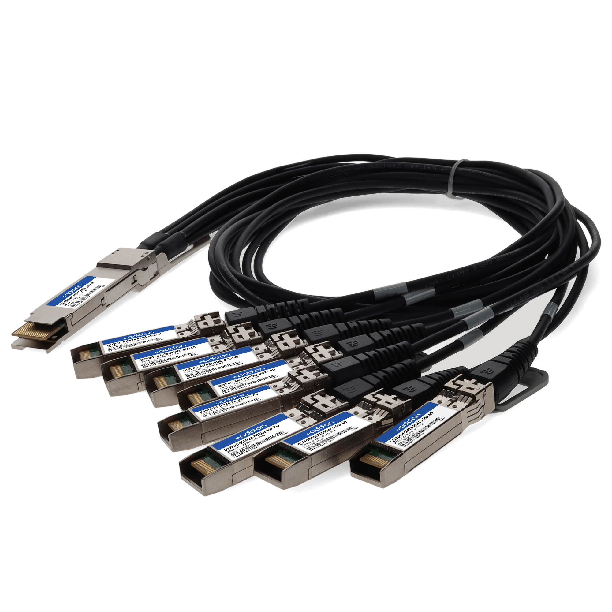 QSFPDD-8SFP28-PDAC0-5M-AO