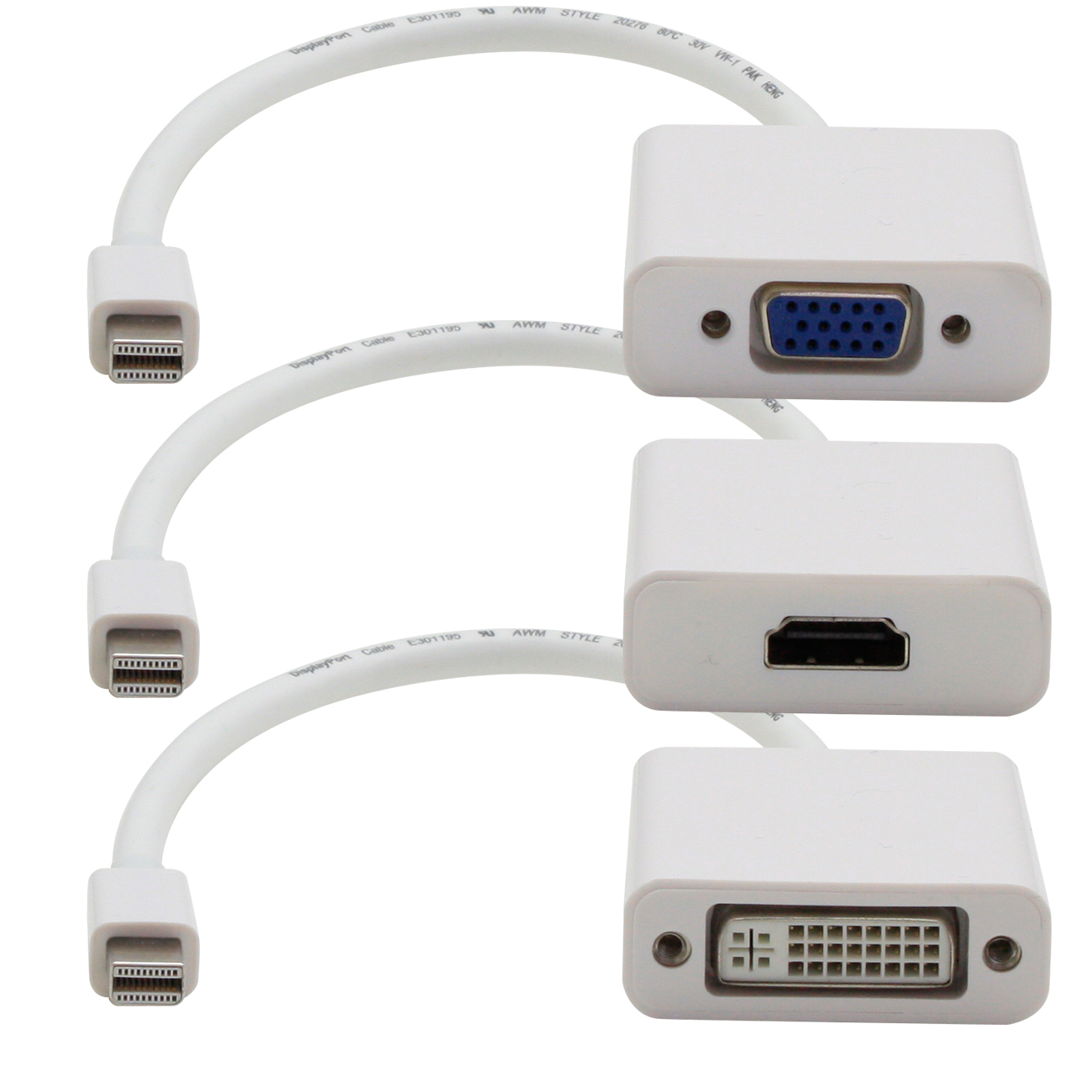 MDP2VGA-HDMI-DVI-W