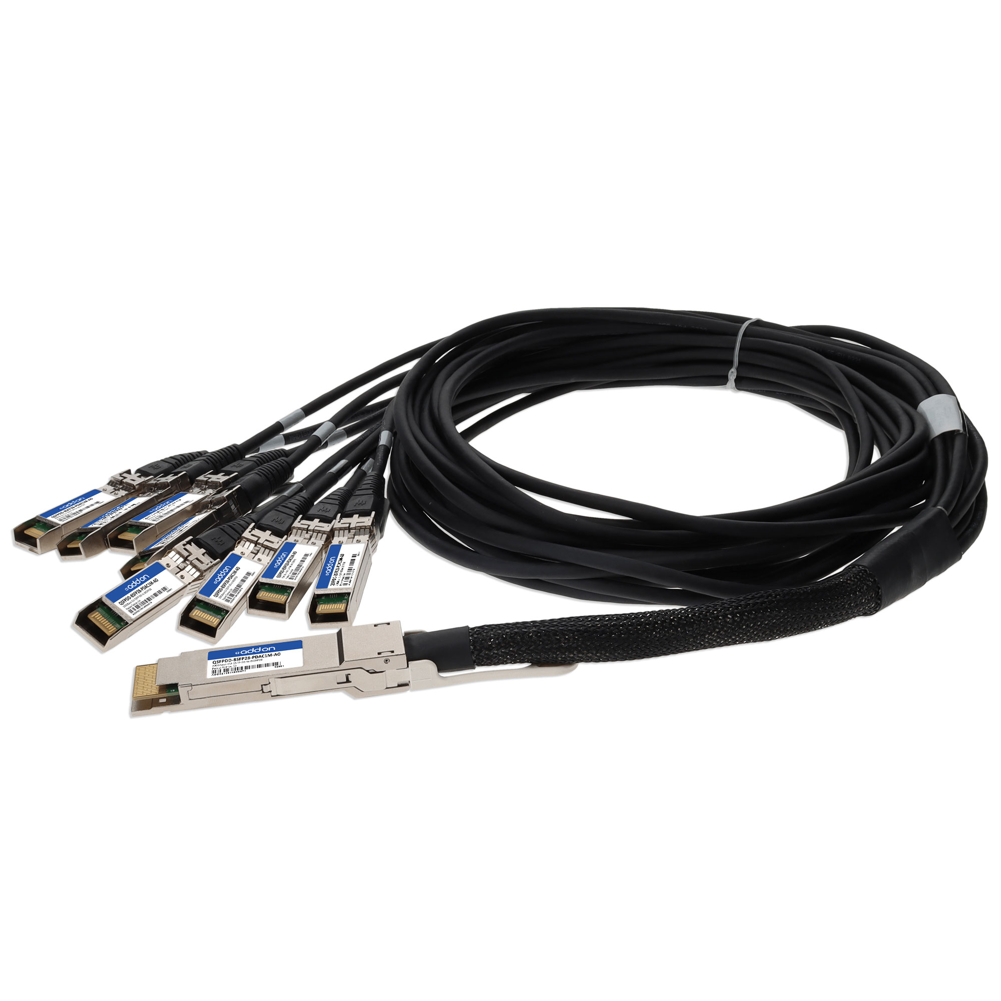 QSFPDD-8SFP28-PDAC1M-AO