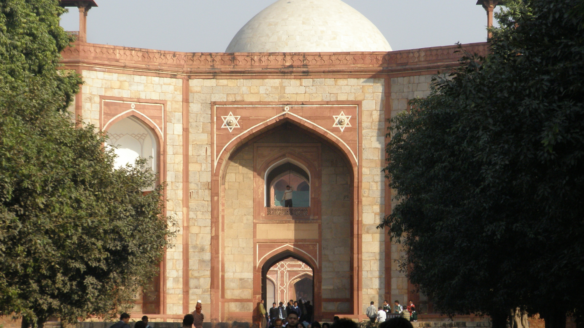 Entrance to Humayun's Tomb - Old Delhi 