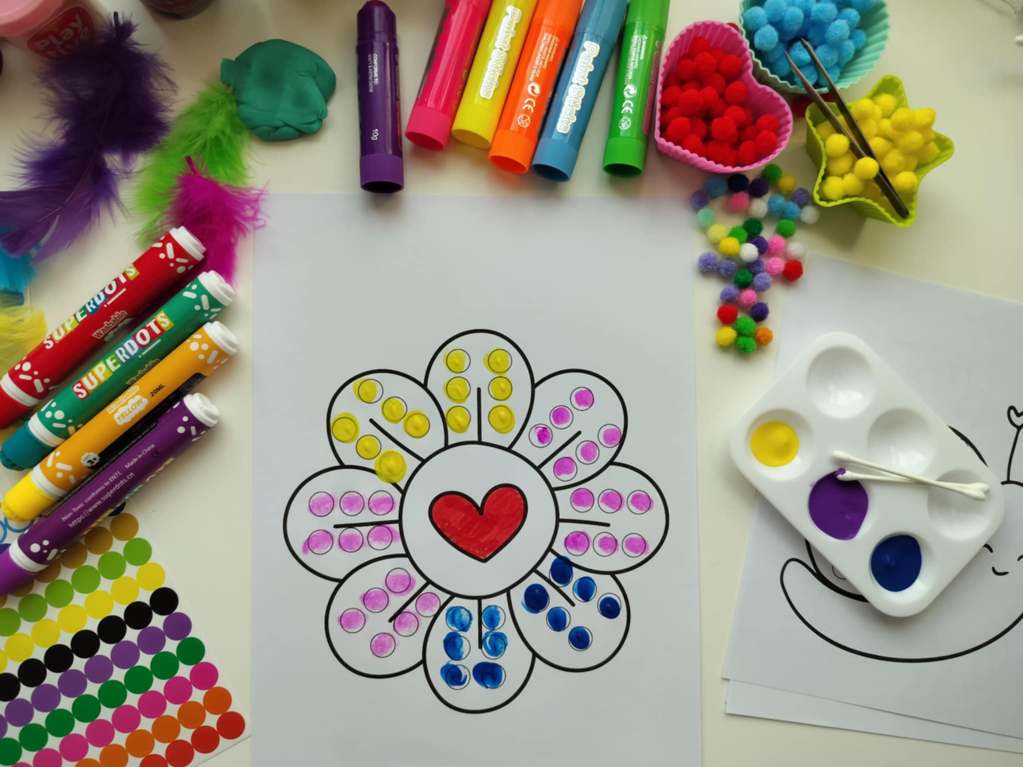 q-tip dot activity printables