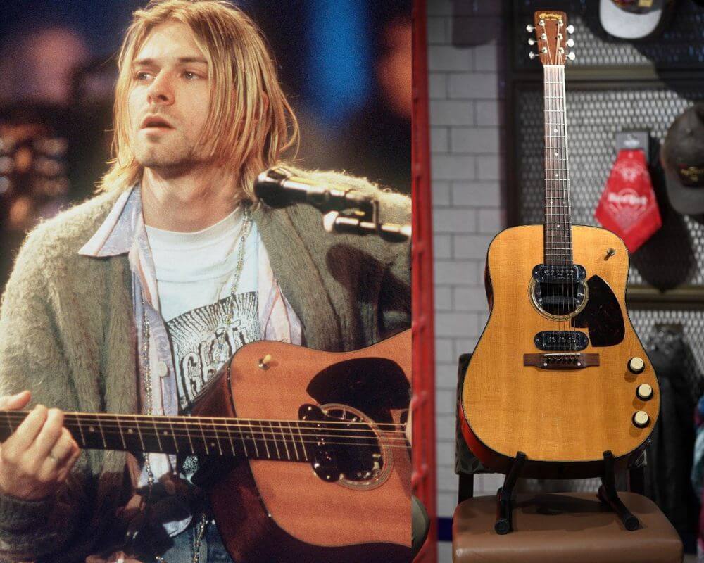 Les guitares préférées des rockstars - La Martin&Co de Kurt Cobain