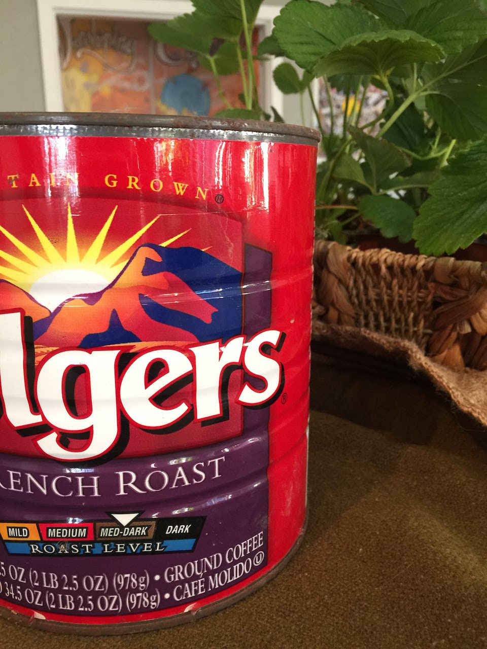 The Jiménez family would use a red Folger’s coffee can as a bathroom during the night when it was too cold to go outside. This can also reminds us of the Hills Bros. coffee can that helped Francisco save the minnows from muddy puddles after the flood - a story prop idea for THE CIRCUIT by Francisco Jimenez, from LitWits Workshops