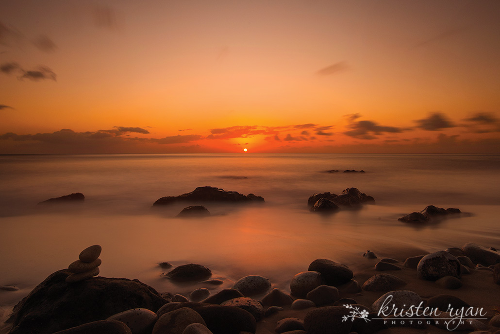 Kristen Ryan ~ St. Lucia Sunset landscape photography example