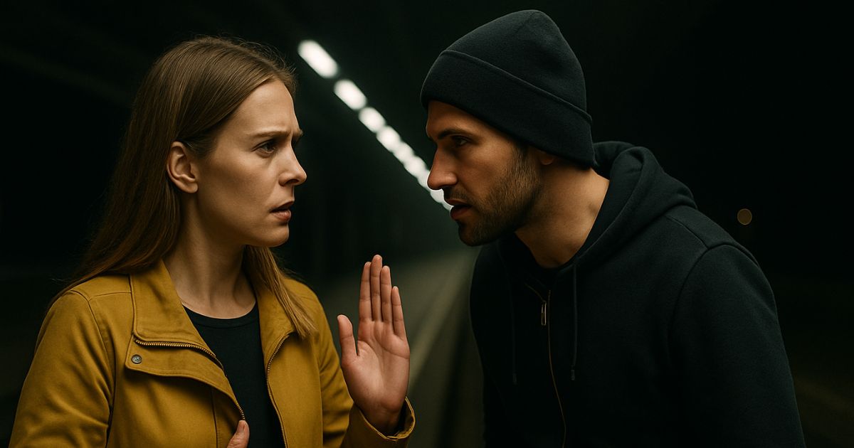 Szenario am Bahnsteig