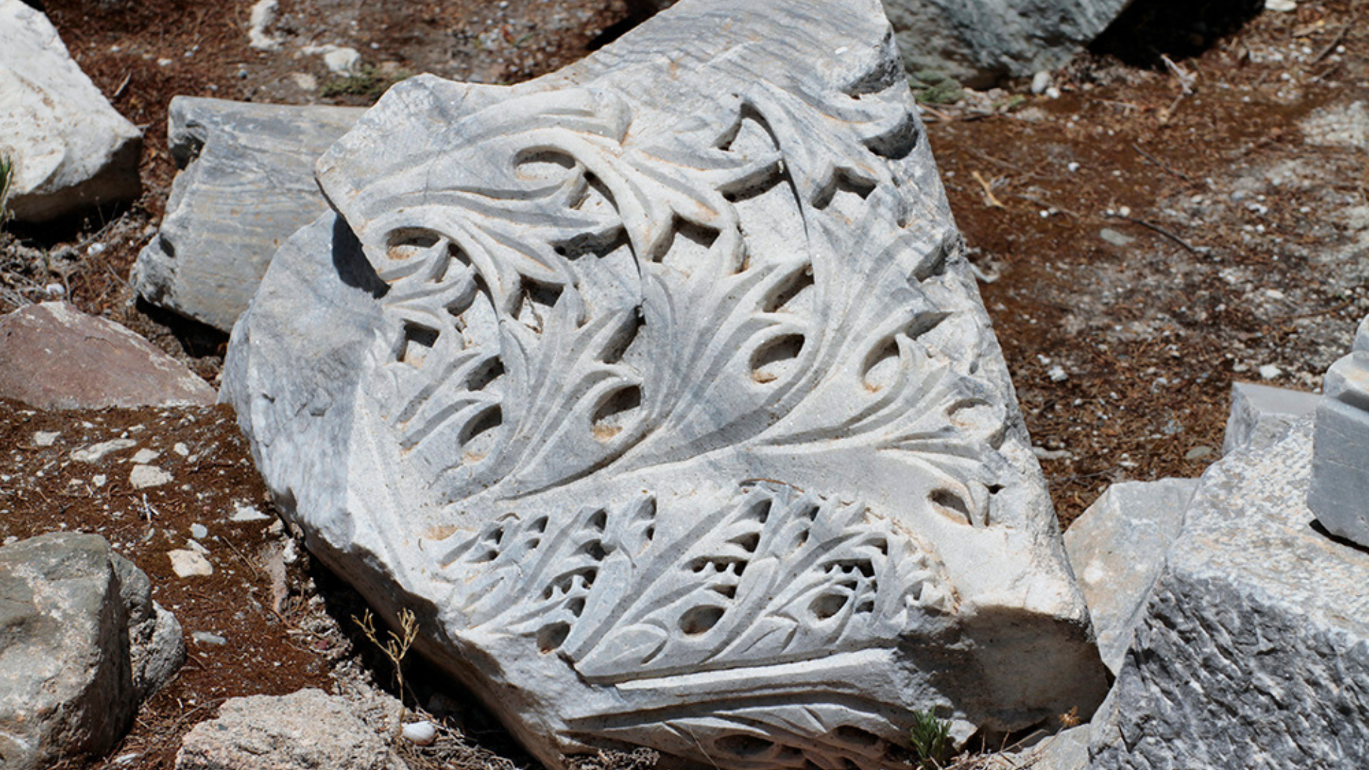Ruins of Basilica of Titus - Gorytn Crete