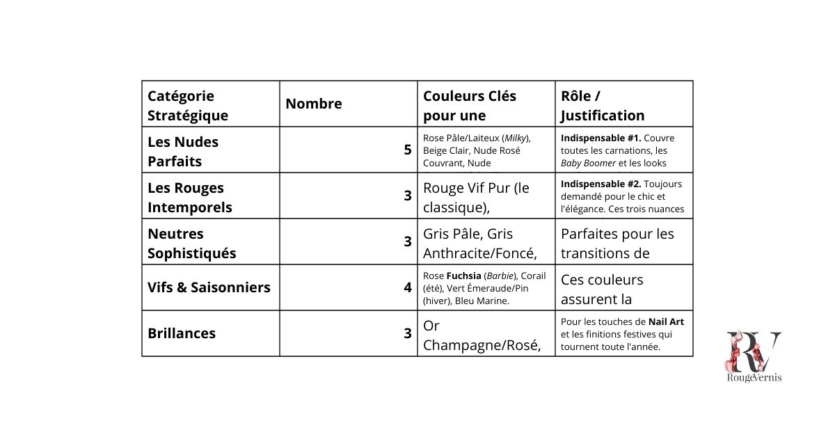 Les couleurs indispensable