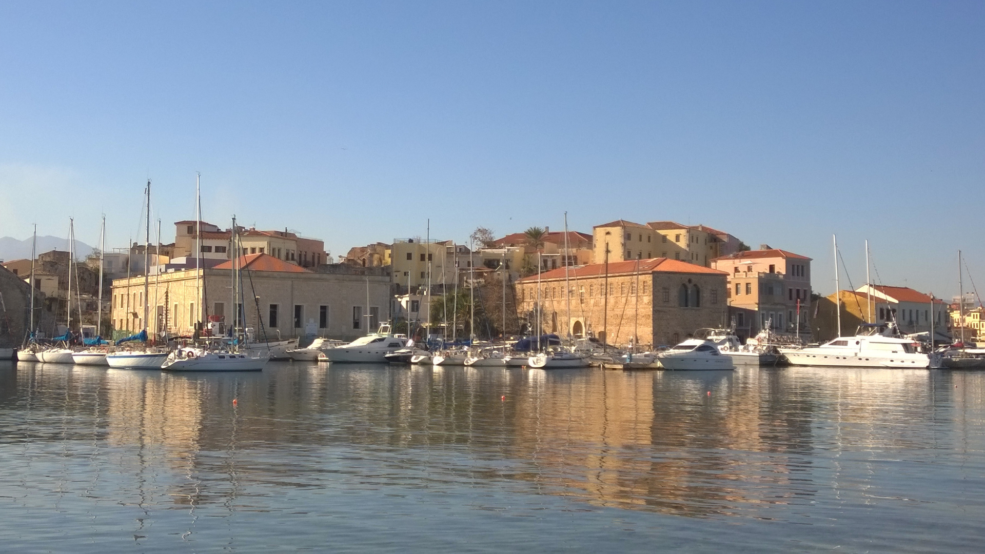 Dockyard Buildings Old Harbour Chania