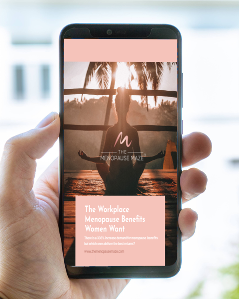 Digital copy of The Menopause Maze research report on the workplace benefits women want