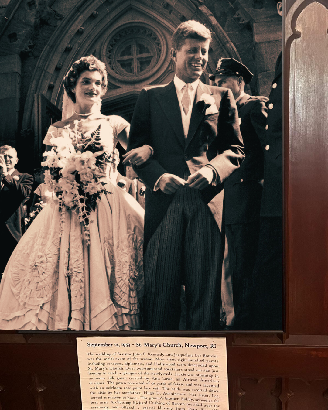 The Kennedy wedding at St. Mary’s, Rhode Island, a moment in history. Now history is made again as Rhode Island becomes the first state to protect menopause at work