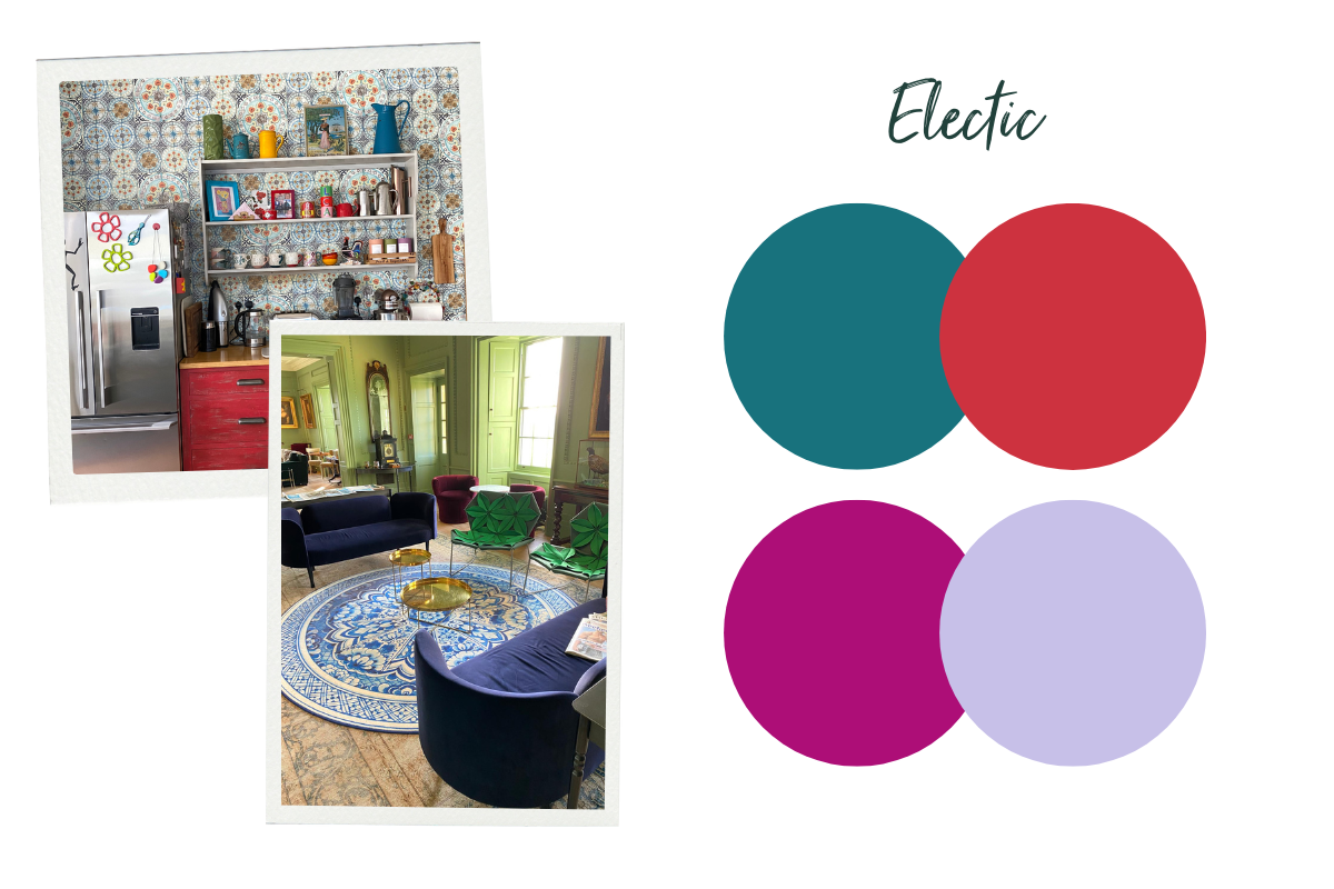 colours for eclectic interiors