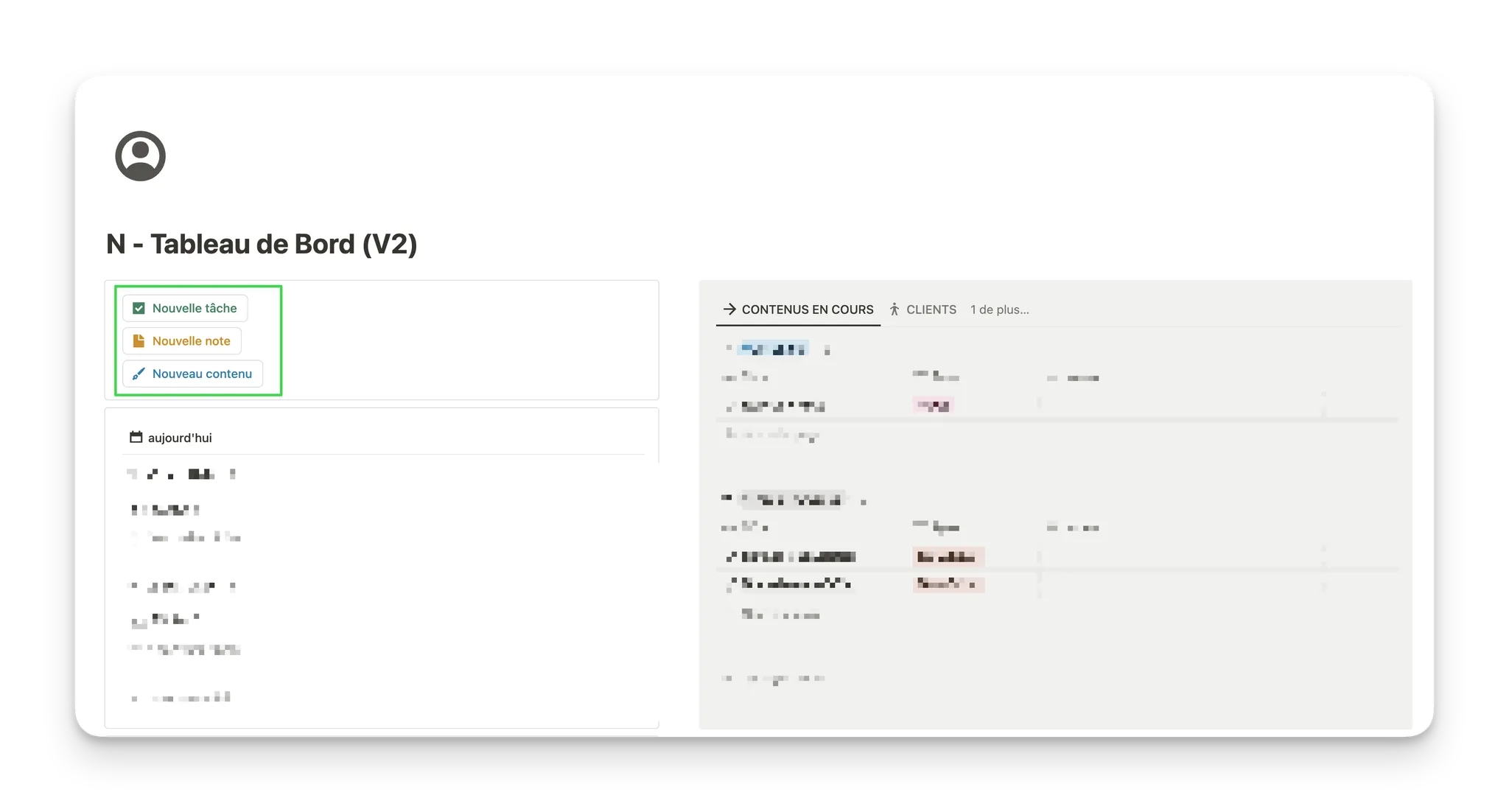 Créer des boutons automatiques sur Notion