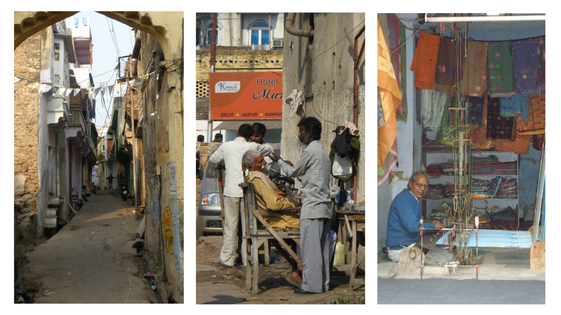 Local streets and lanes of Bundi