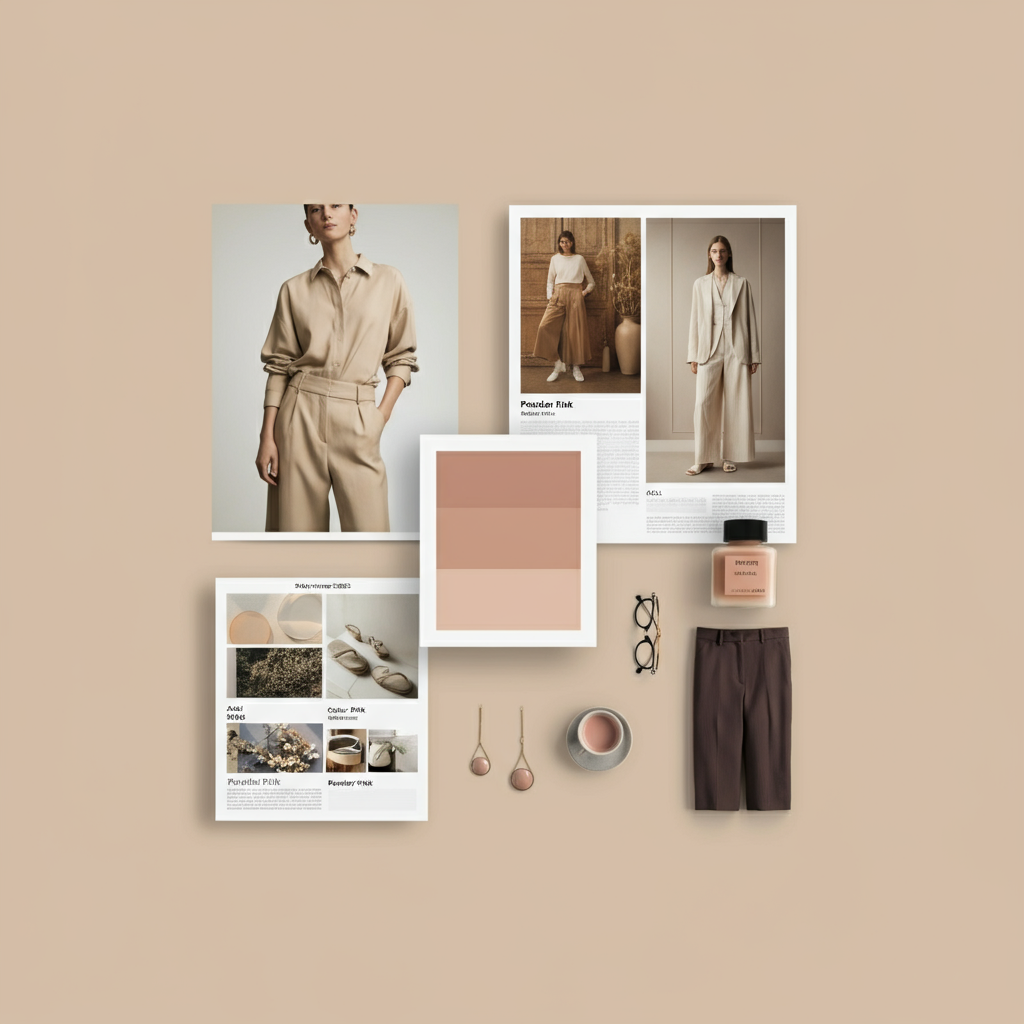 How to Style Powder Pink