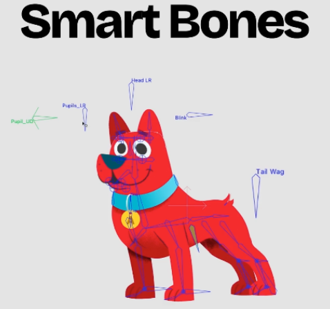 Smart bones in action - Moho Pro