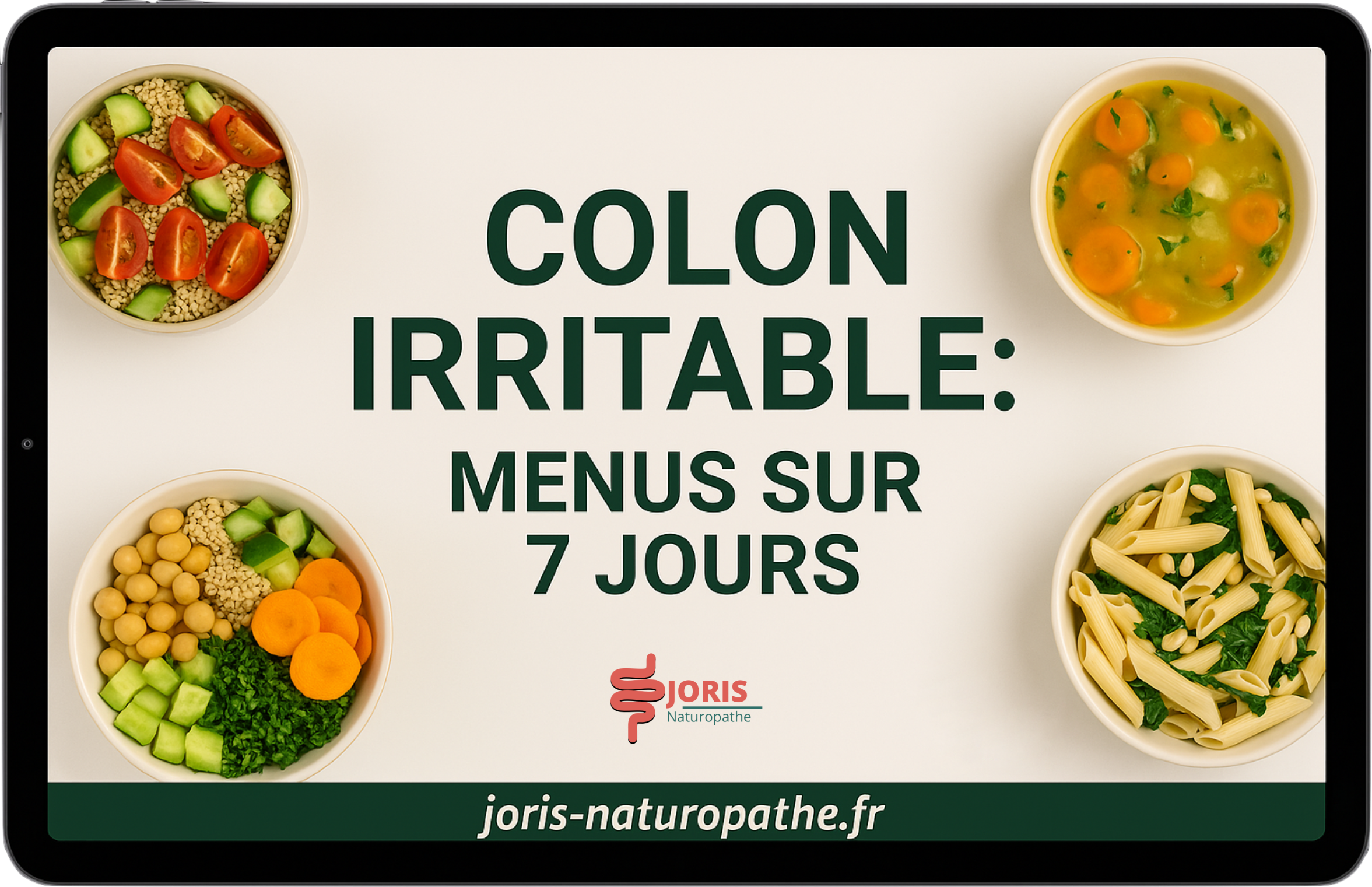 colon irritable menu 7 jours