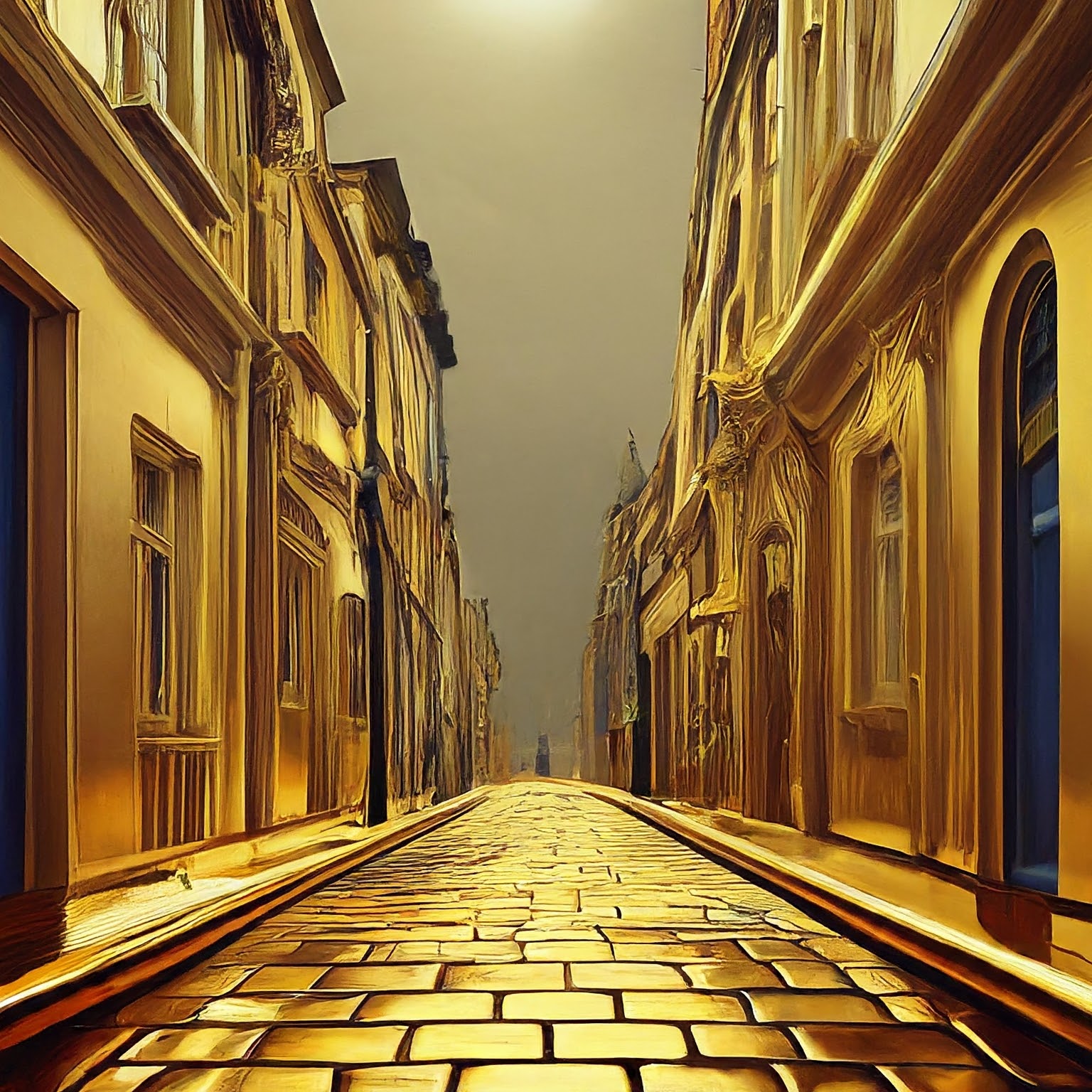 Streets paved in gold