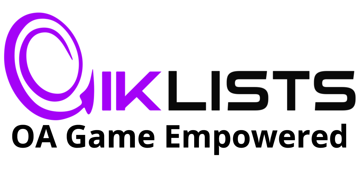 Qiklists main page